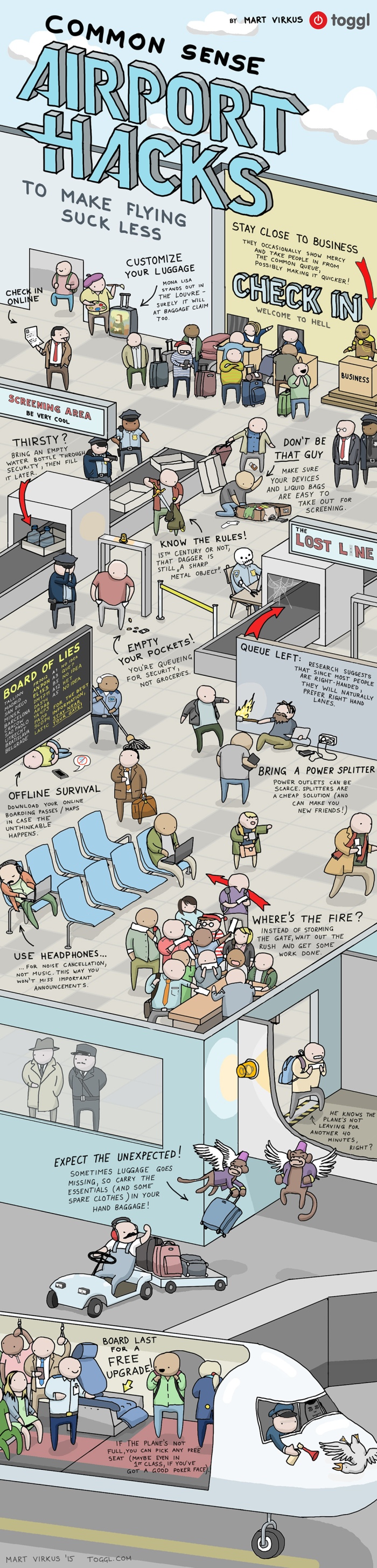 Airport-Hacks-Infographics